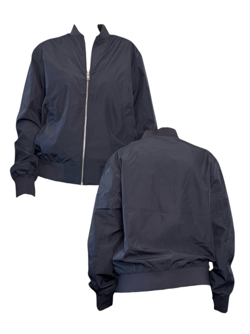 H&M Men's Dark Navy Bomber Jacket